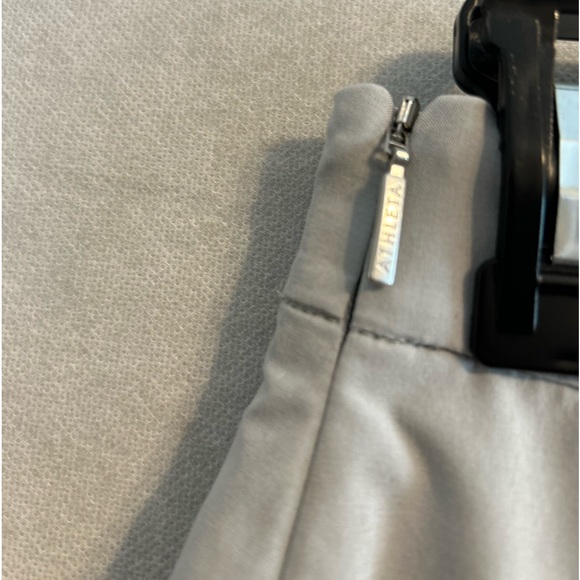 Athleta skort size 4 gray tennis golf shirt side pockets - Picture 2 of 8